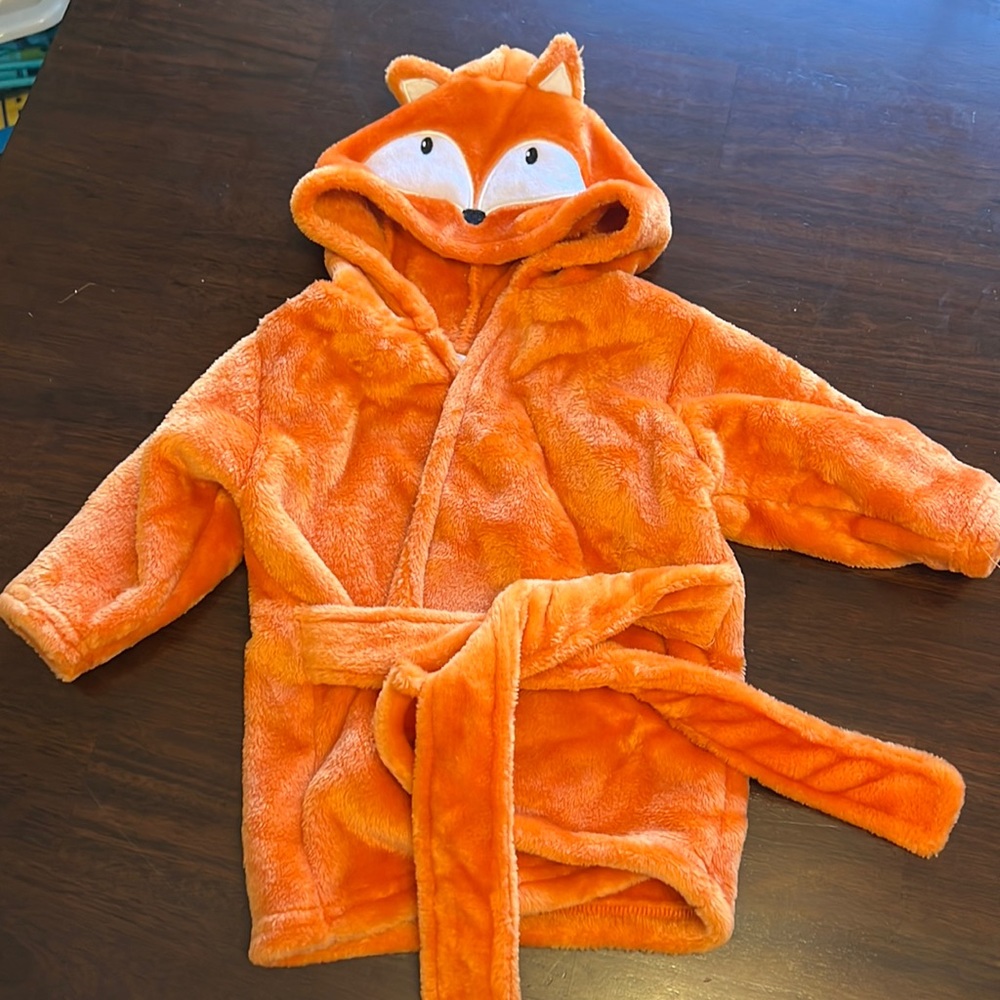 0-9 month Fox bath robe